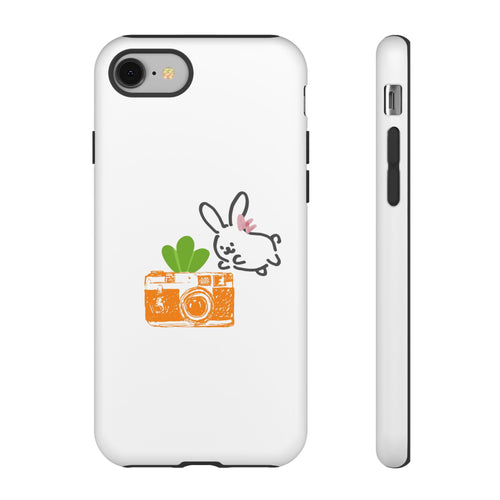 Cute Bunny Camera Tough Phone Case